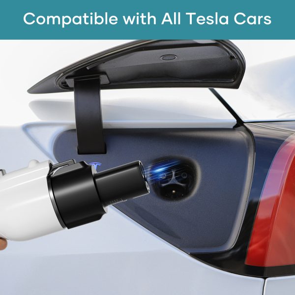 J1772 to Tesla Adapter | 80Amp 250V J1772 Adapter Compatible with Tesla NACS Vehicles - Image 3