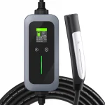 an image of portable ev charger with nacs plug