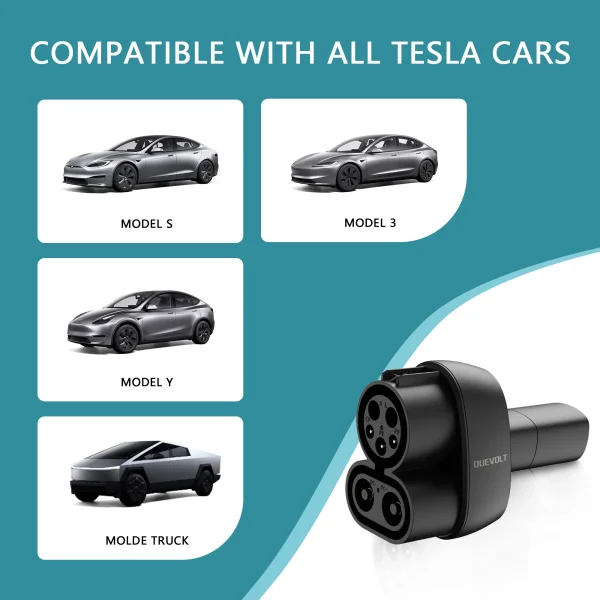 CCS1 to Tesla Adapter | MAX 250Kw 400A CCS1 Adapter Compatible with Tesla NACS Vehicles - Image 3
