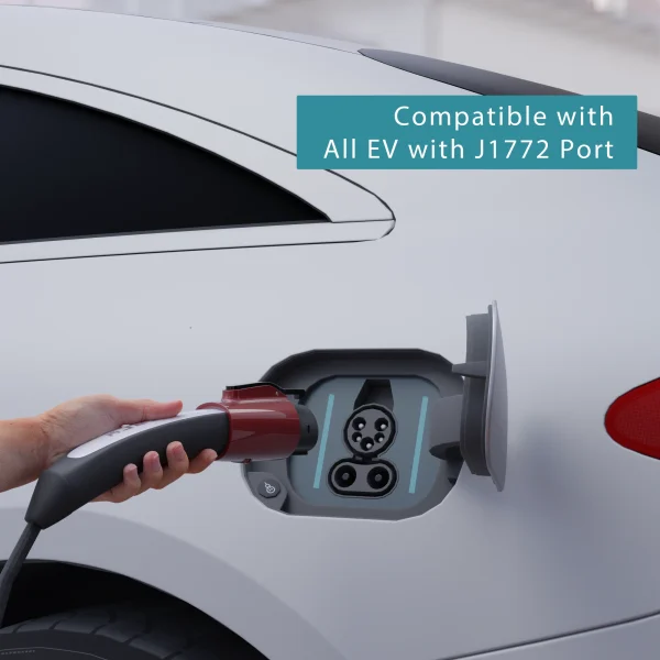 Tesla to J1772 Adapter | 80A 250V Tesla EV Charging Adapter Compatible with All J1772 Vehicles - Image 5