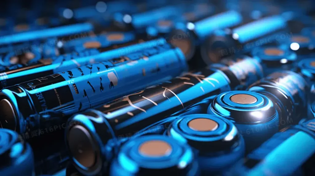 Artistic representation of performance degradation in aging batteries