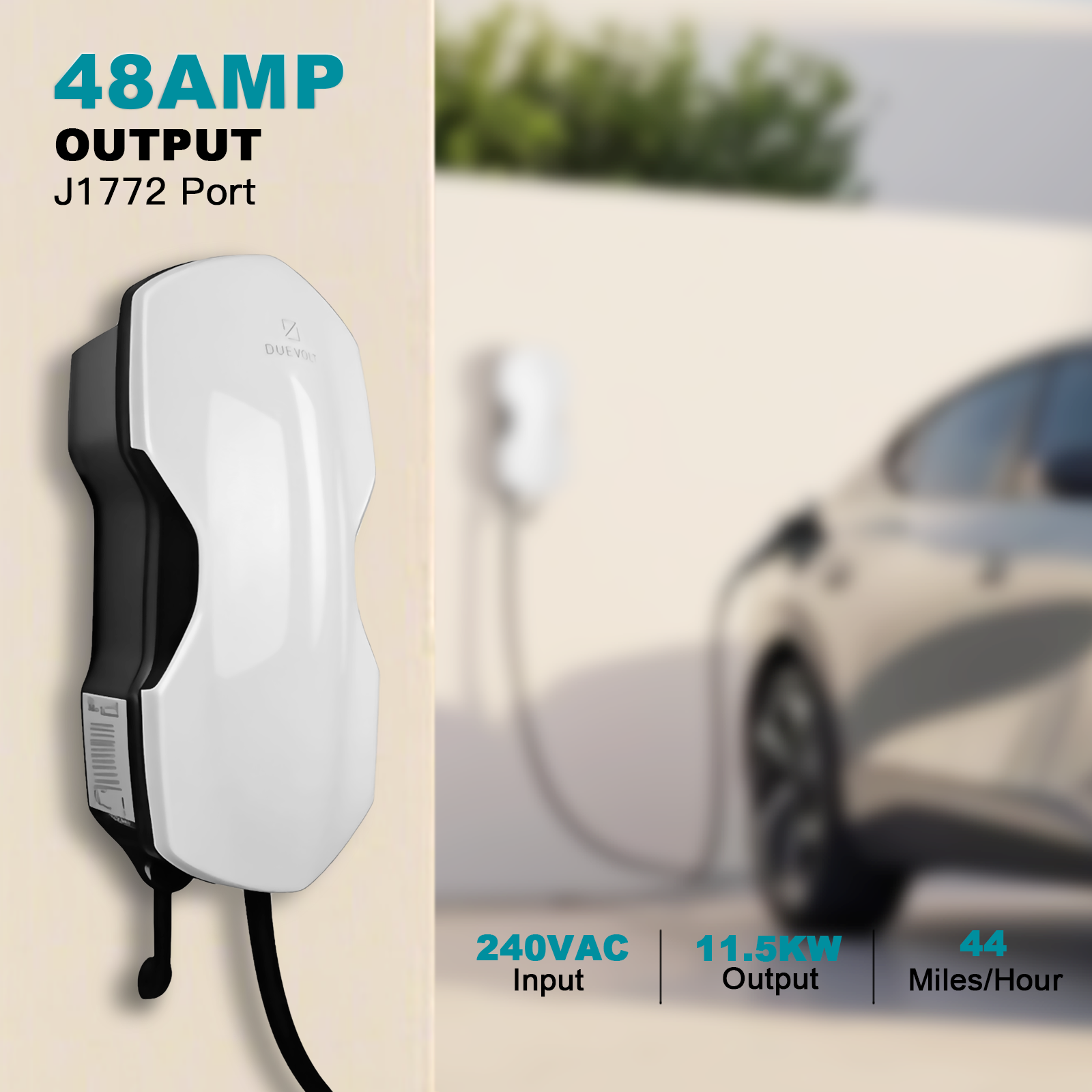 RACE Level 2 EV Charger 240V Front view