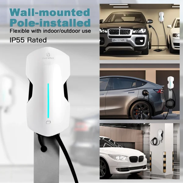 RACE Level 2 J1772 EV Charger | 240V 40Amp Smart Electric Car Charger - Image 3