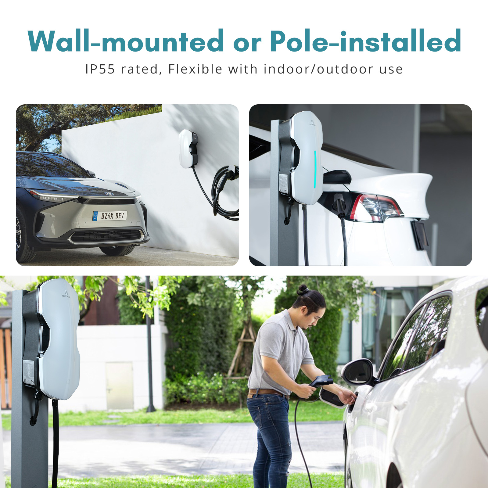 DUEVOLT Level 2 J1772 40amp EV Charger