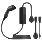 DUEVOLT Level 1 & 2 Portable EV Charger, 16–40A, dual NEMA 5‑15 and 14‑50