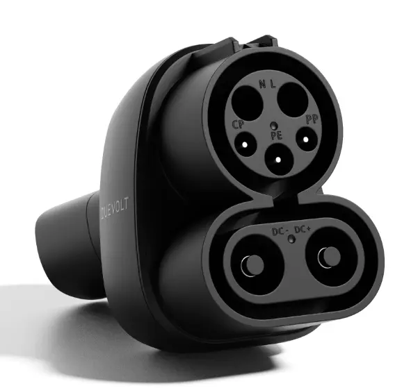 DUEVOLT CCS to NACS adapter for Tesla Model S – how to charge a Tesla Model S at CCS1 station