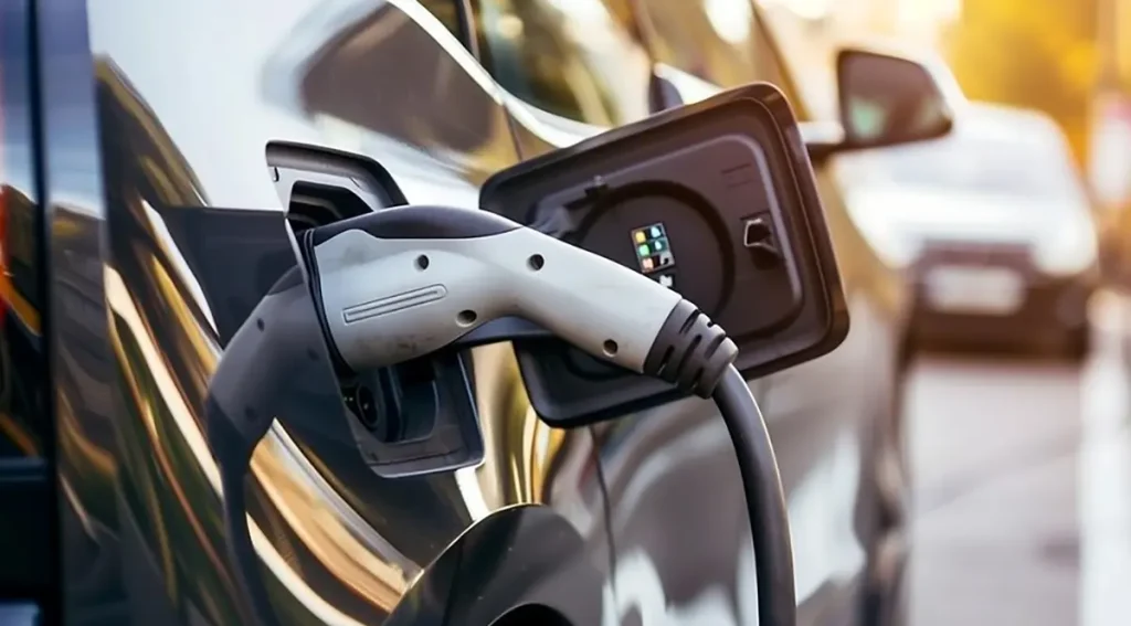 level 2 J1772 connector for commercial ev charging station installation