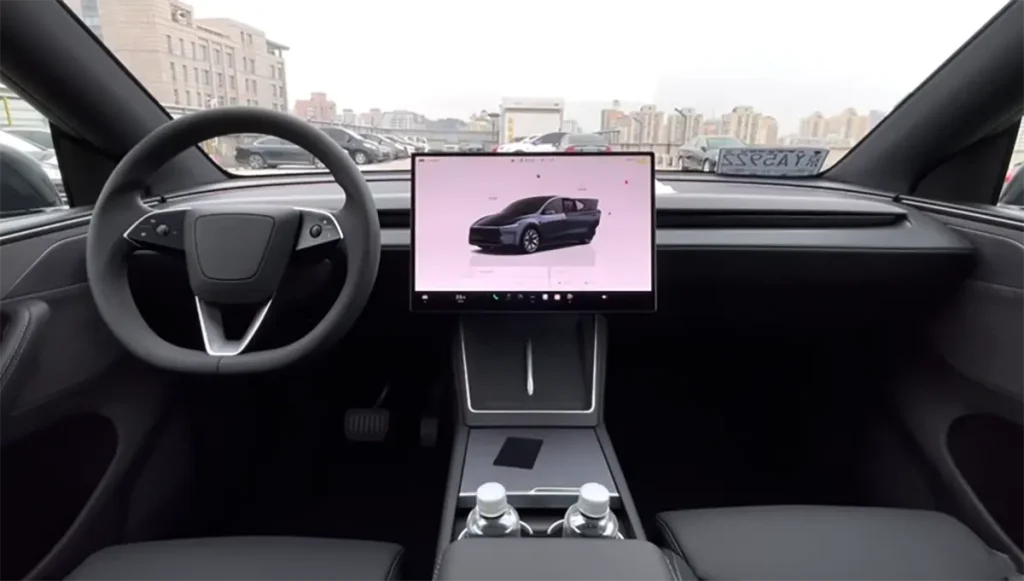 Tesla Mileage's side proof could also find from its aging interior