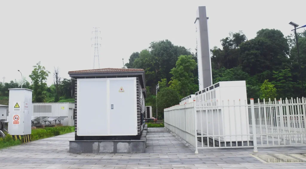 electrical transformer used for commercial ev charger installation power supply