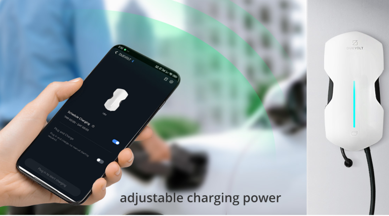 Best EV charging app showing nearby charging stations on a smartphone