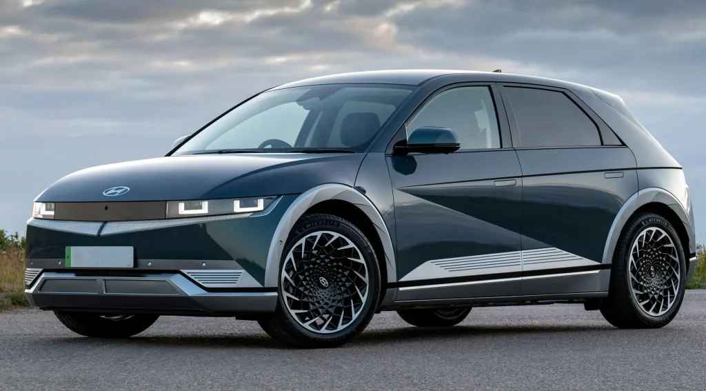 Hyundai Ioniq 5 electric crossover with futuristic design