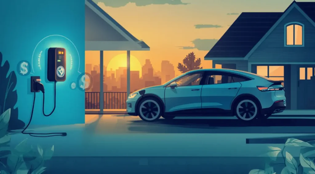 A thumbnail picture demo Home EV charging