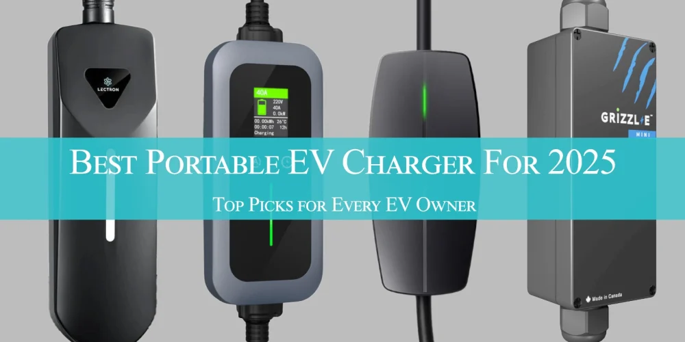 Best portable EV charger for 2025 including Duevolt, Lectron, Grizzl-E, and Tesla models