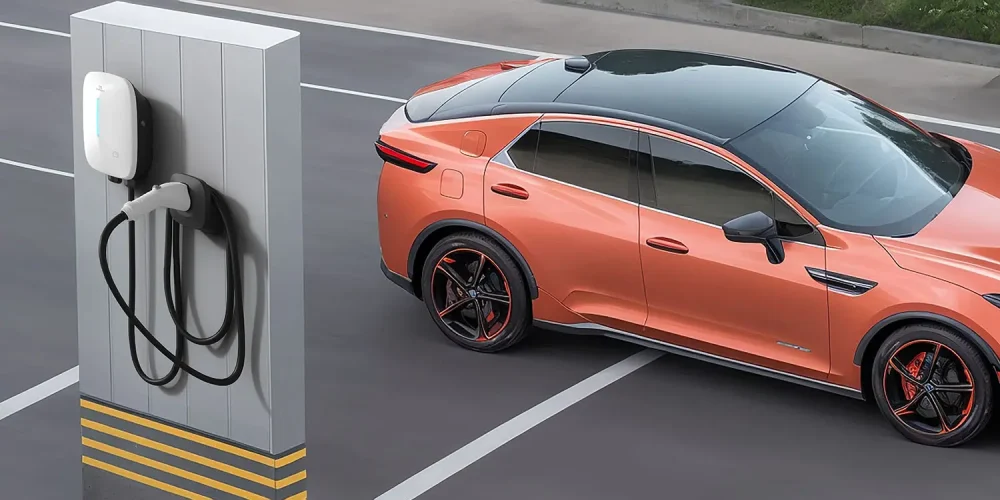 1. Do You Need Permit to Install EV Charger: Home EV Charger Installation Example EV Charger Permit: Electric vehicle charging station installed at a residential parking area