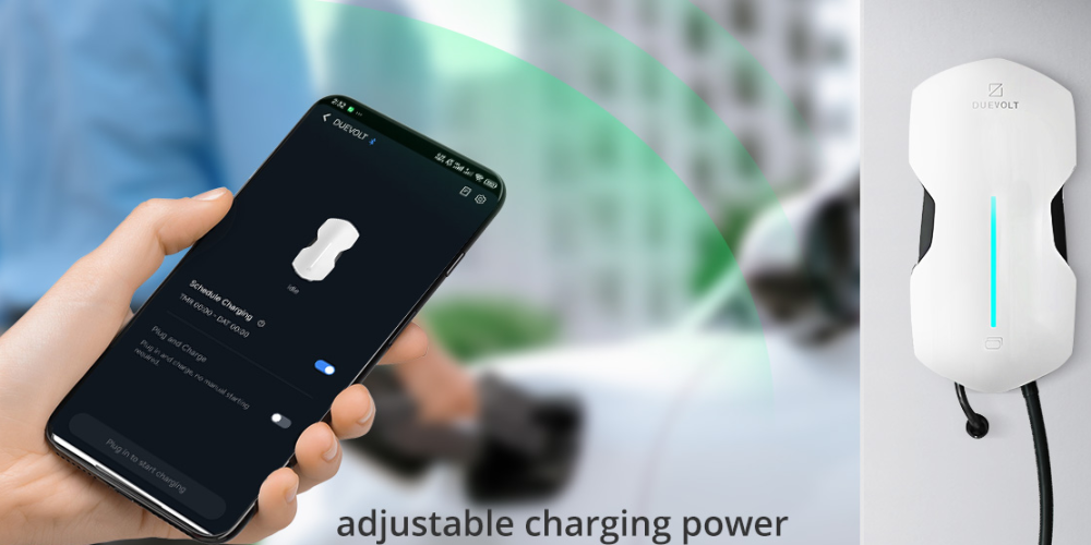 Best EV charging app showing nearby charging stations on a smartphone